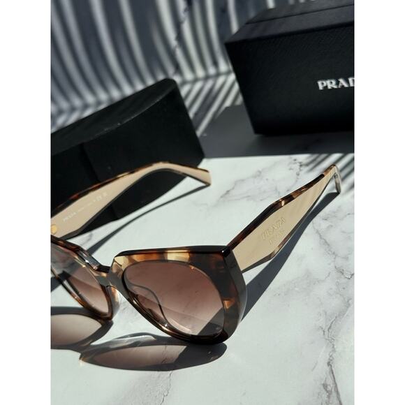 NEW Prada PR14WSF Sunglasses in Tortoise Powder - Picture 5 of 9